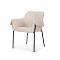 MERCANA BRENTLY DINING CHAIR OATMEAL FABRIC (SET OF TWO) 70248