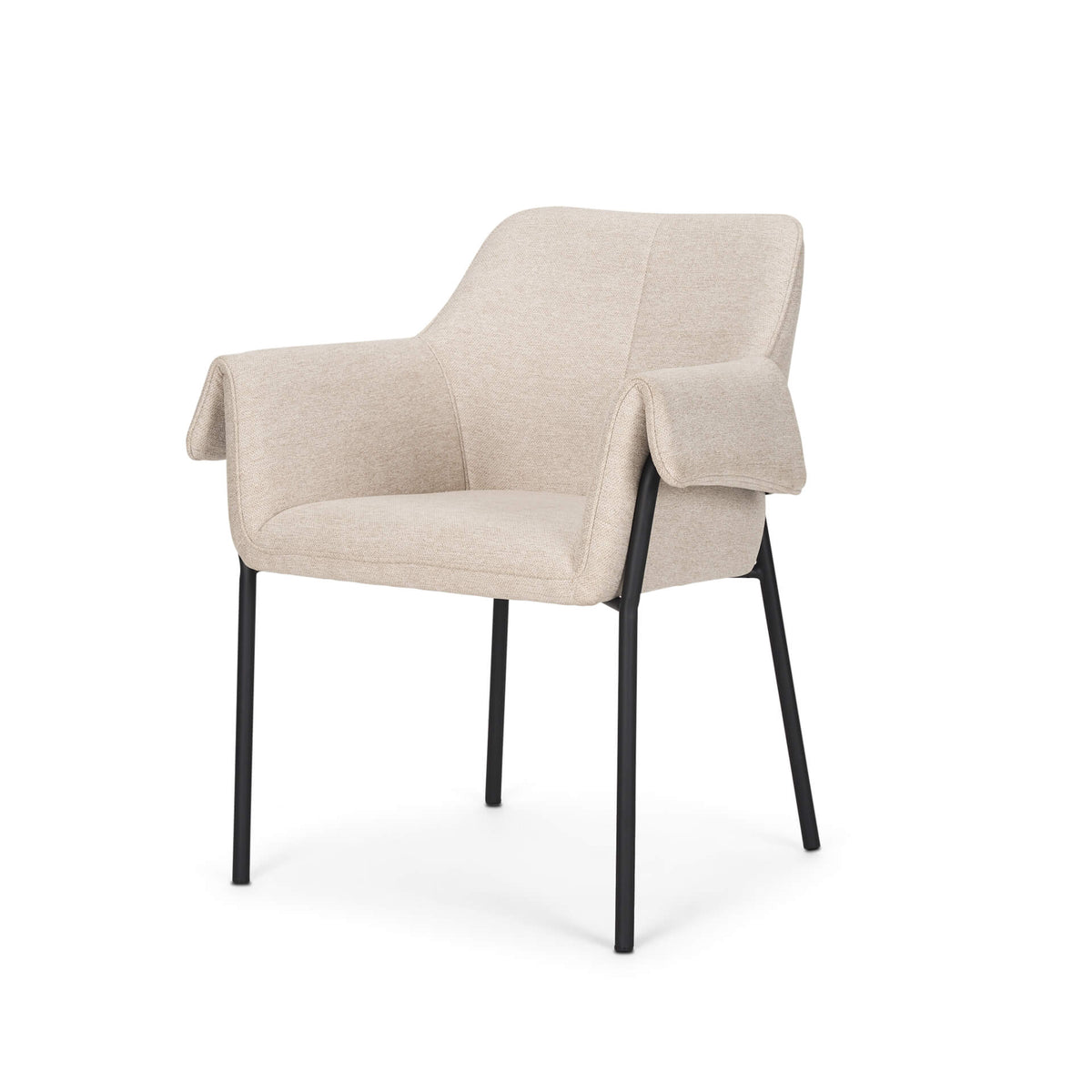 MERCANA BRENTLY DINING CHAIR OATMEAL FABRIC (SET OF TWO) 70248