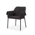 MERCANA BRENTLY DINING CHAIR GRAY FABRIC (SET OF TWO) 70249