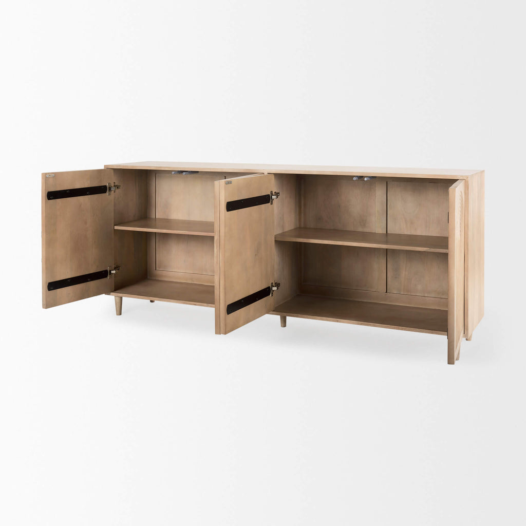 MERCANA TUCKER CARVED ARCH PATTERN SIDEBOARD 69954