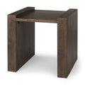 MERCANA  ATHELIA DARK WOOD ACCENT TABLE 70113