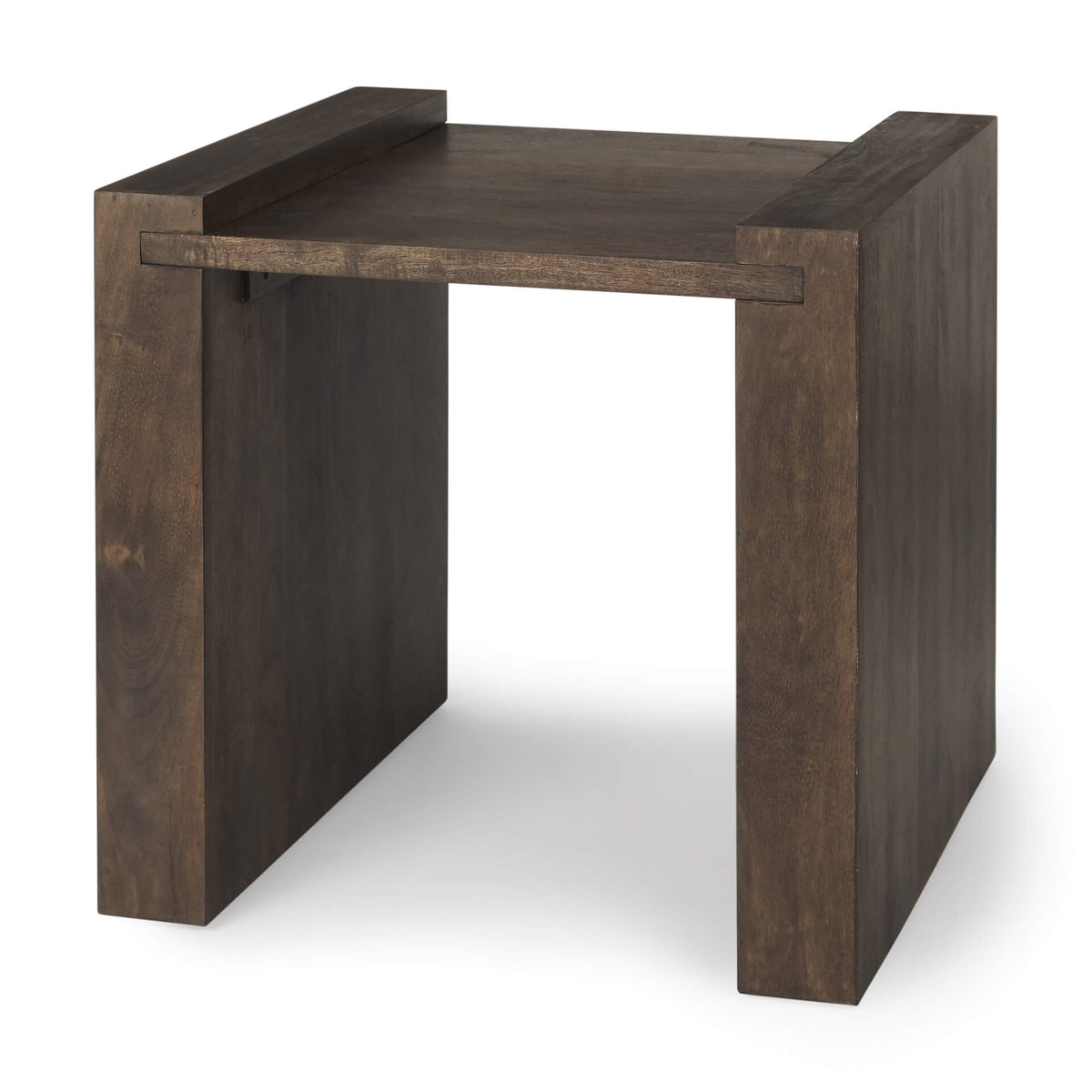 MERCANA  ATHELIA DARK WOOD ACCENT TABLE 70113