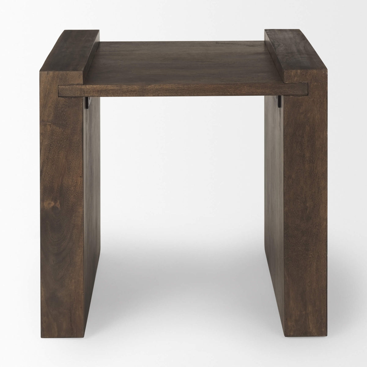 MERCANA  ATHELIA DARK WOOD ACCENT TABLE 70113