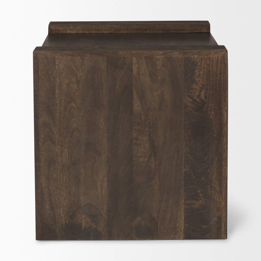 MERCANA  ATHELIA DARK WOOD ACCENT TABLE 70113
