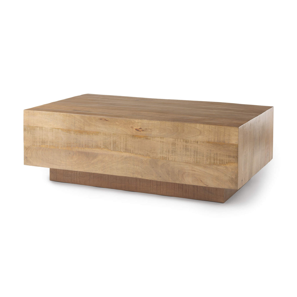 MERCANA HAYDEN LIGHT BROWN WOOD COFFEE TABLE 70116