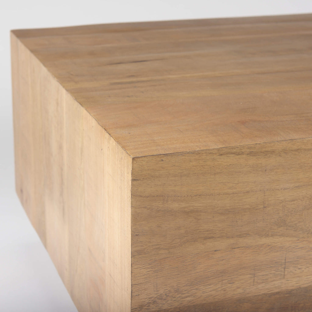 MERCANA HAYDEN LIGHT BROWN WOOD COFFEE TABLE 70116