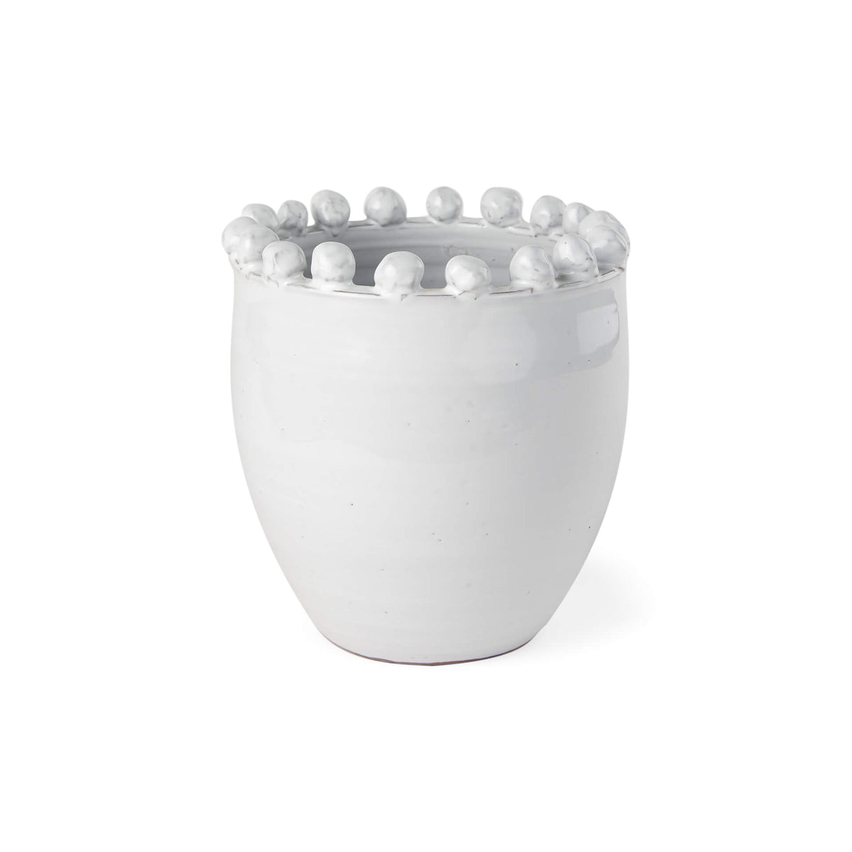 MERCANA BASIN SMALL OFF-WHITE GLAZED VASE 70162