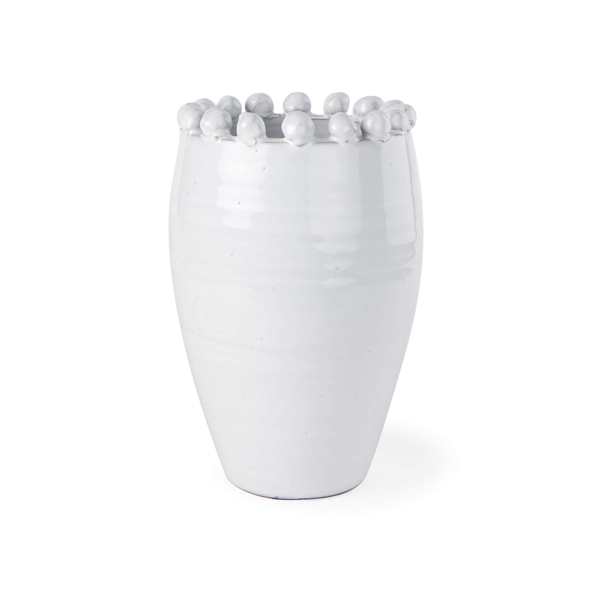 MERCANA BASIN MEDIUM OFF-WHITE GLAZED VASE 70163