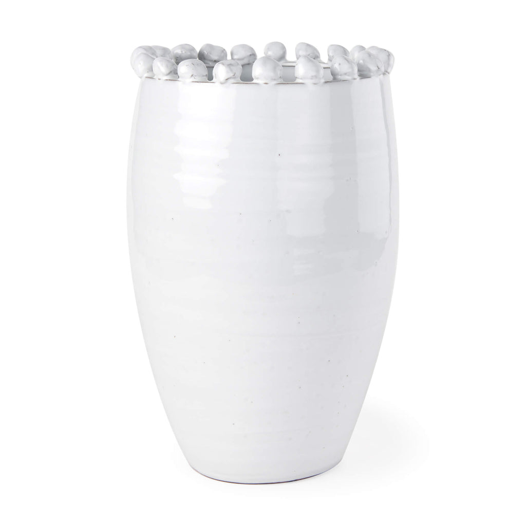 MERCANA BASIN LARGE OFF-WHITE GLAZED VASE 70164