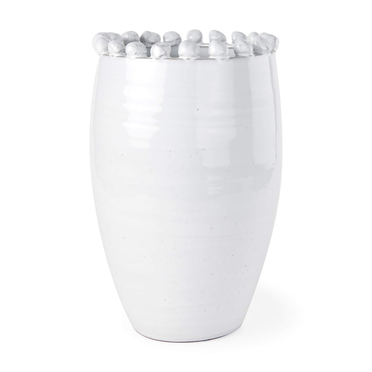 MERCANA BASIN LARGE OFF-WHITE GLAZED VASE 70164
