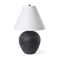 MERCANA MARVIN BLACK CERAMIC TABLE LAMP 70166