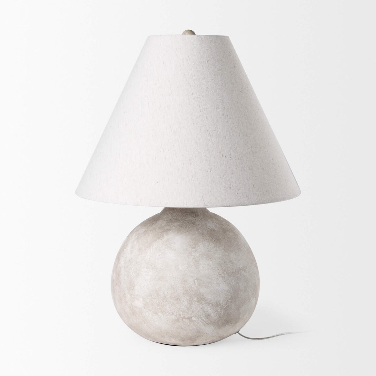 MERCANA MEHDI CREAM CERAMIC TABLE LAMP 70168