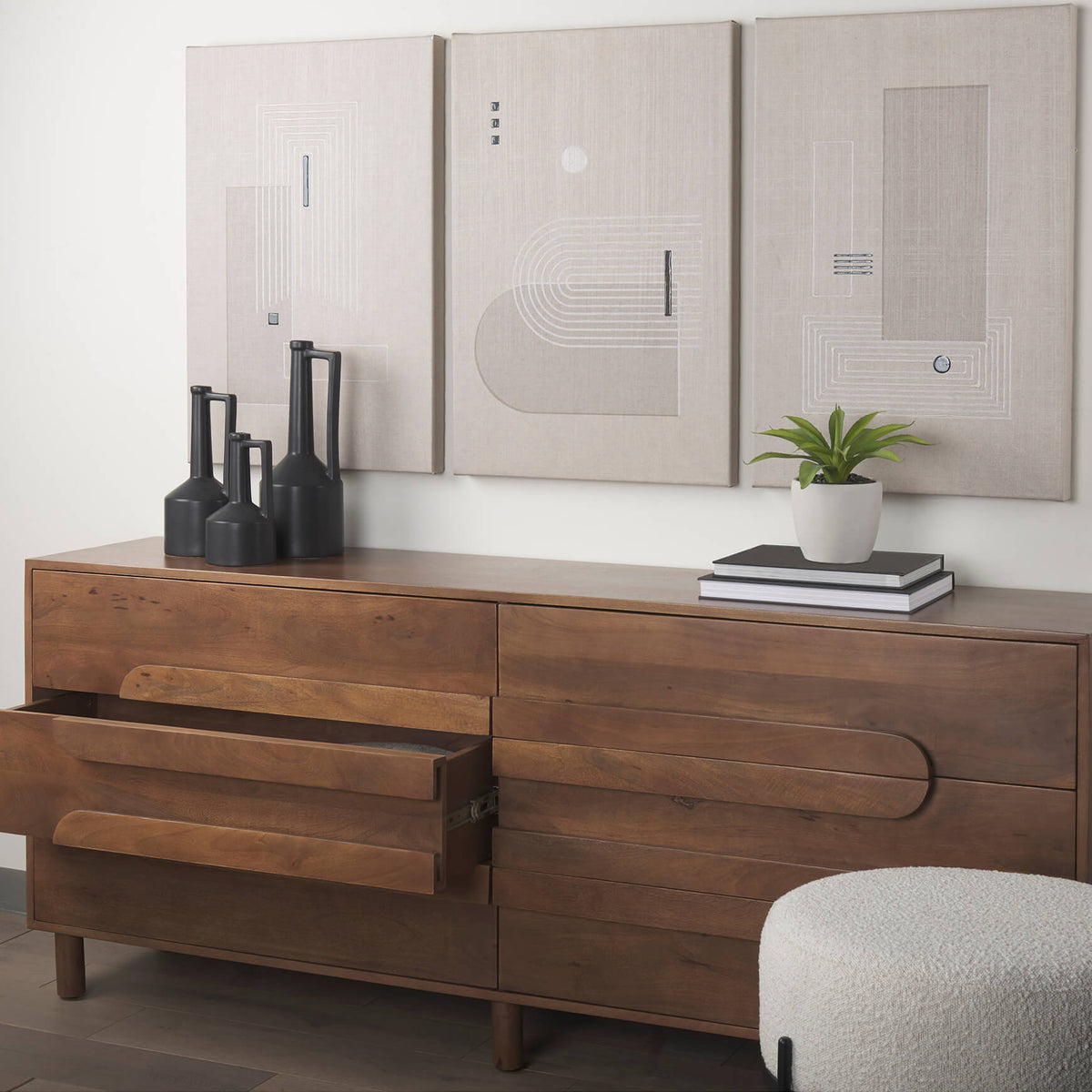 MERCANA ASTRID 6 DRAWER SIDEBOARD 69940