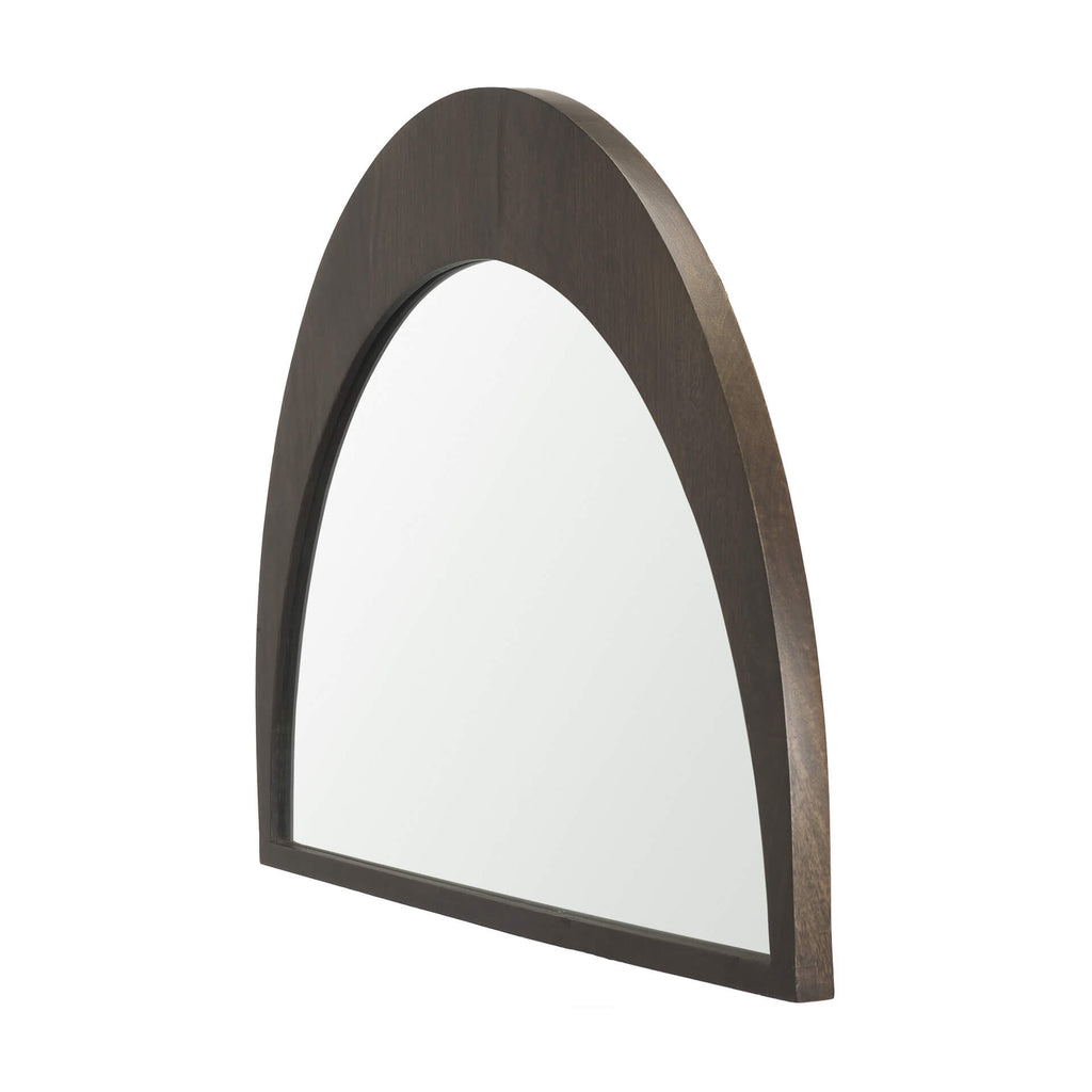 MERCANA CELESTE DARK BROWN WOOD SMALL MIRROR 70138