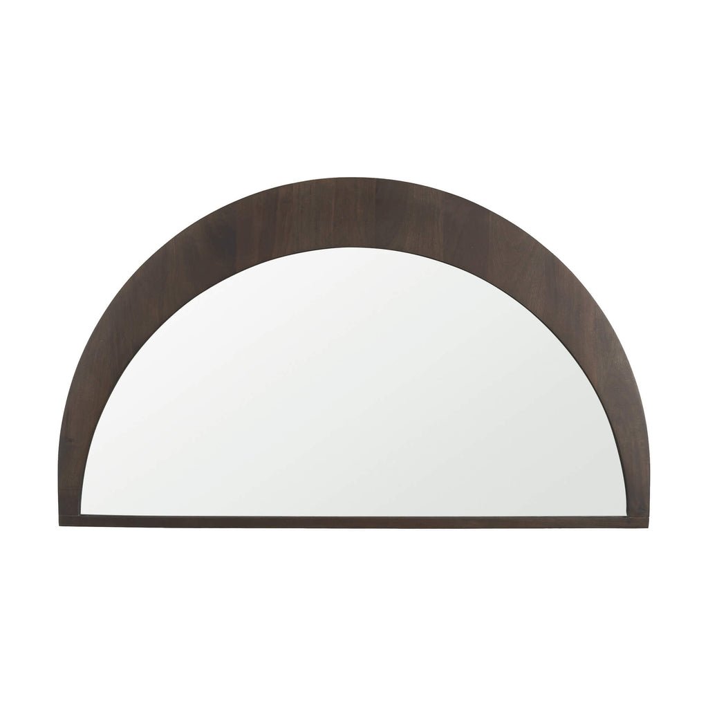 MERCANA CELESTE DARK BROWN WOOD LARGE MIRROR 70139