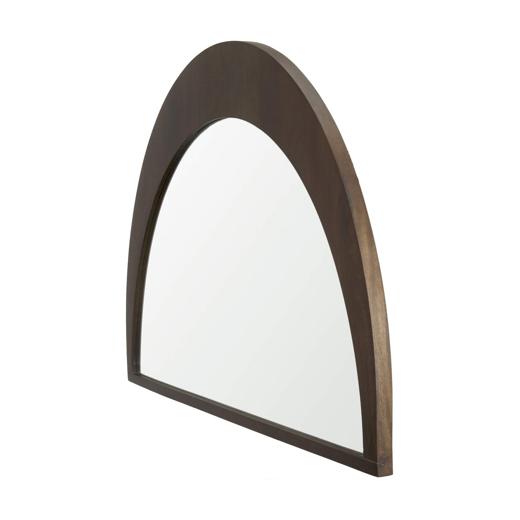 MERCANA CELESTE DARK BROWN WOOD LARGE MIRROR 70139