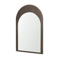 MERCANA CELESTE DARK BROWN WOOD ARCHED MIRROR 70140