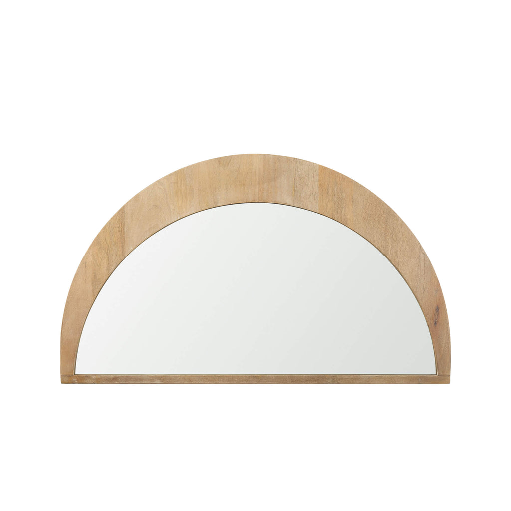 MERCANA CELESTE LIGHT BROWN WOOD SMALL MIRROR 70141