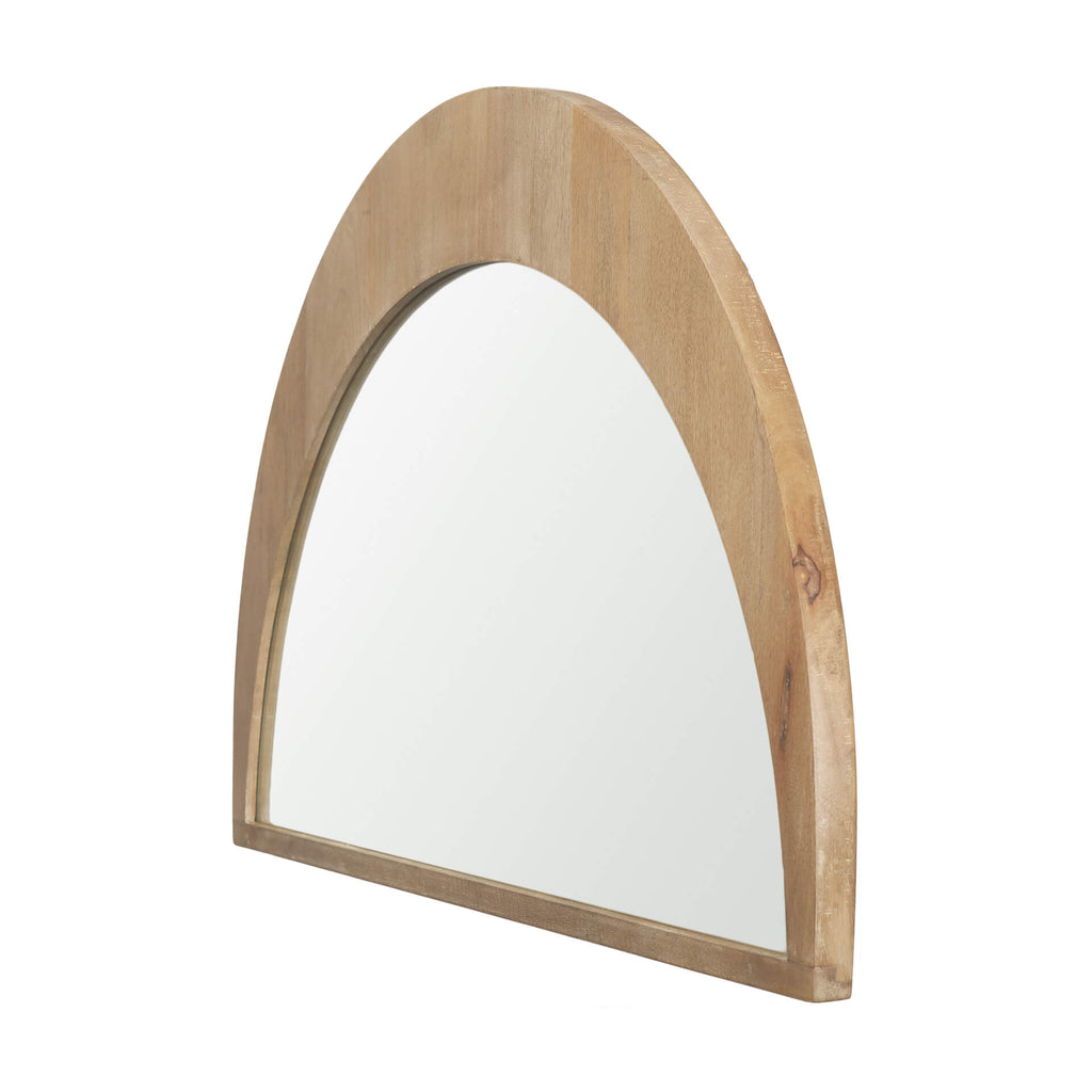 MERCANA CELESTE LIGHT BROWN WOOD SMALL MIRROR 70141