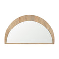 MERCANA CELESTE LIGHT BROWN WOOD LARGE MIRROR 70142