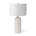 MERCANA MELANIE WHITE CERAMIC TABLE LAMP 68340