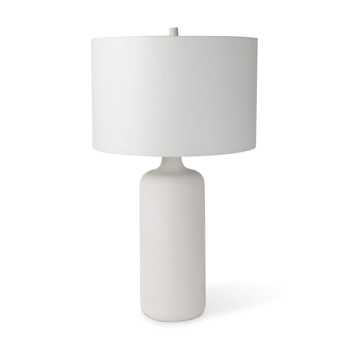 MERCANA MELANIE WHITE CERAMIC TABLE LAMP 68340