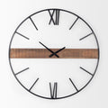 MERCANA ROMAN 36" INDUSTRIAL WALL CLOCK 67523