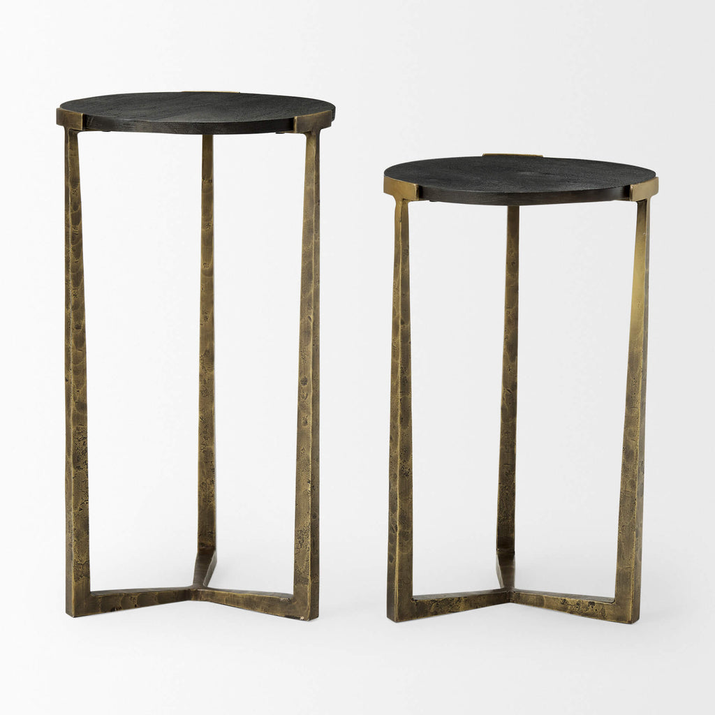MERCANA ATTICUS NESTING ACCENT TABLES  SET OF TWO  69728