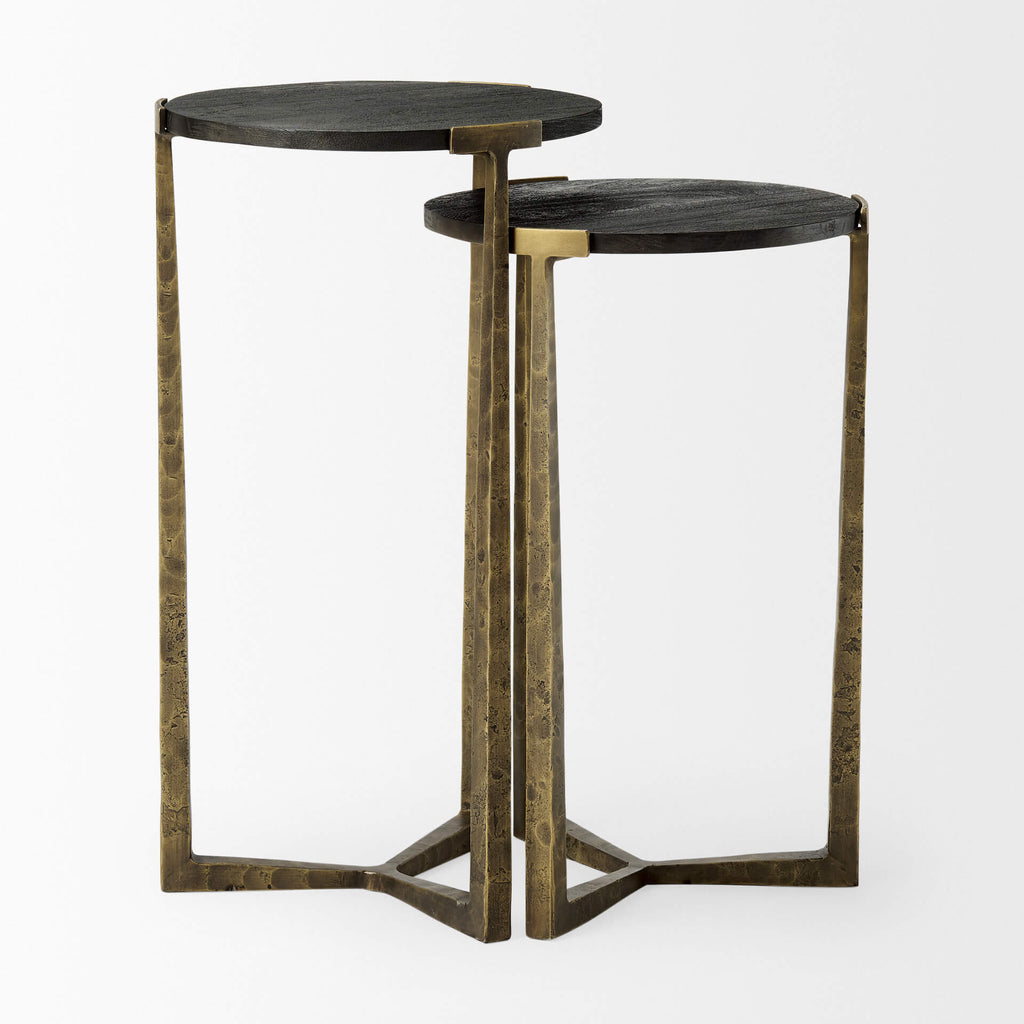 MERCANA ATTICUS NESTING ACCENT TABLES  SET OF TWO  69728