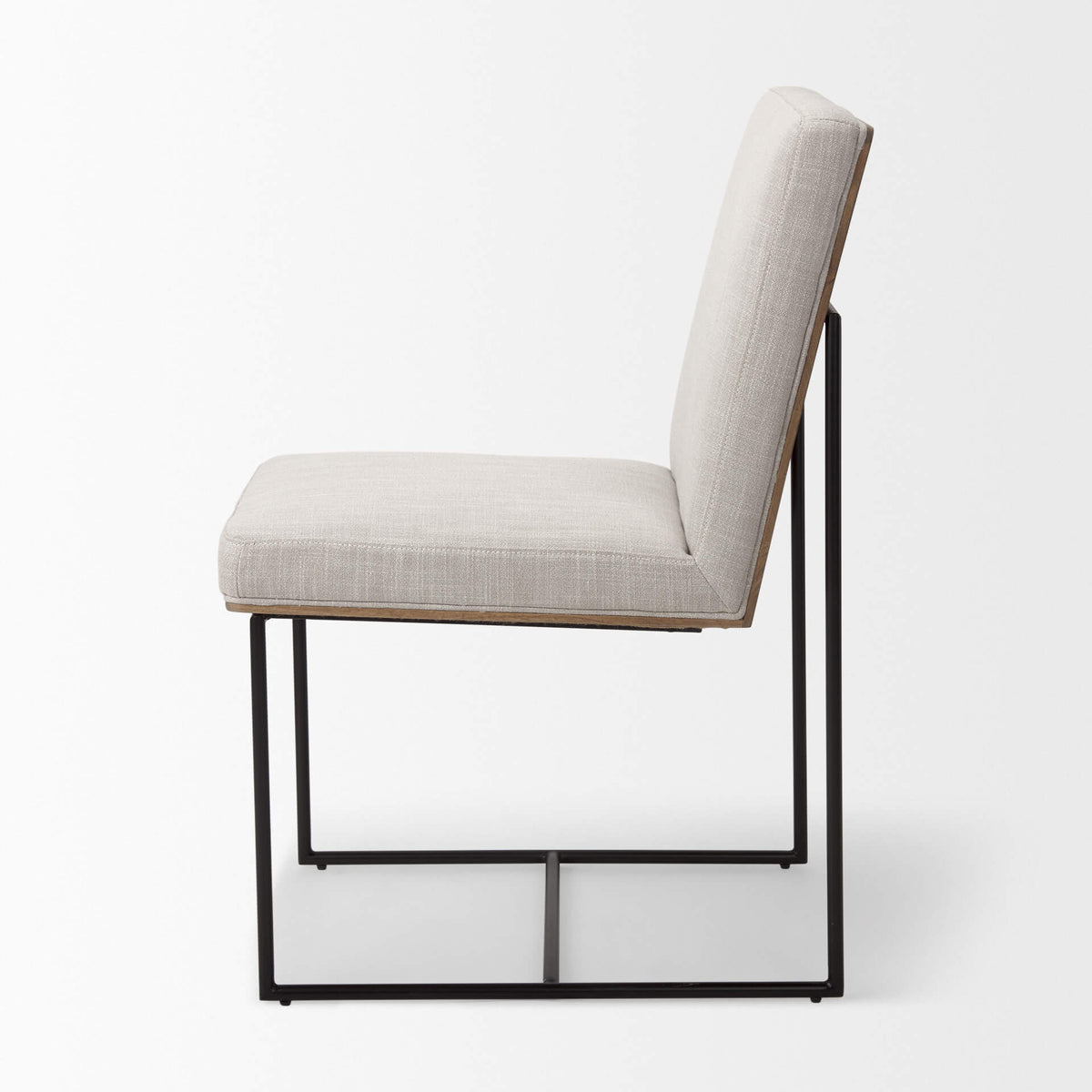 MERCANA STAMFORD LIGHT BEIGE FABRIC DINING CHAIR 69971