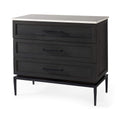 MERCANA DIVINA WHITE MARBLE TOP ACCENT CABINET 69201-AB