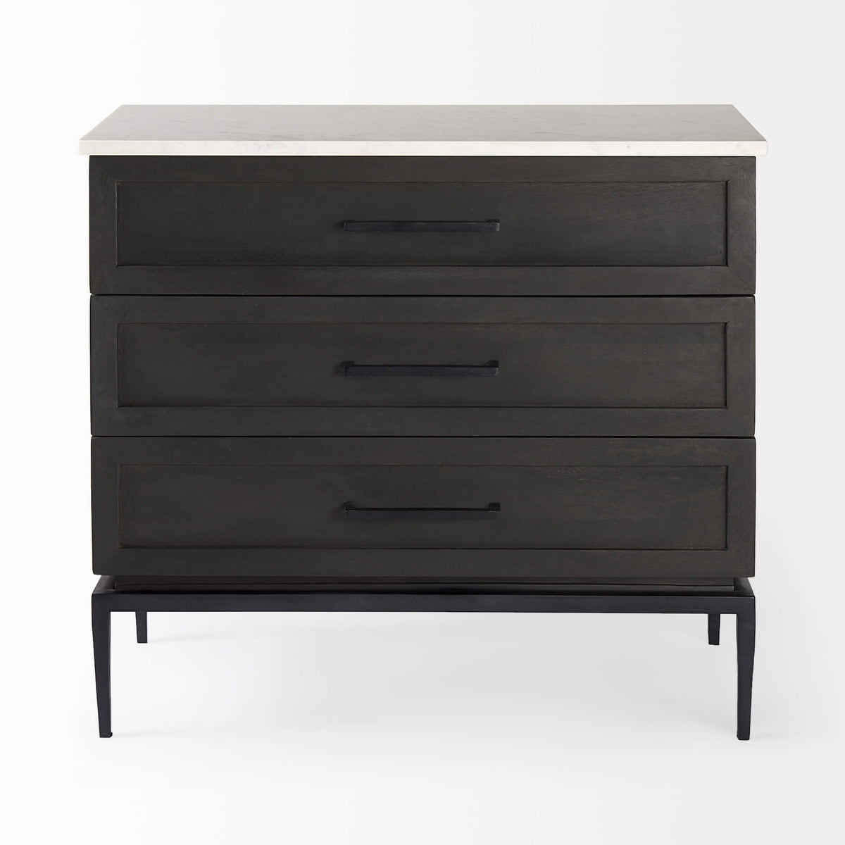 MERCANA DIVINA WHITE MARBLE TOP ACCENT CABINET 69201-AB