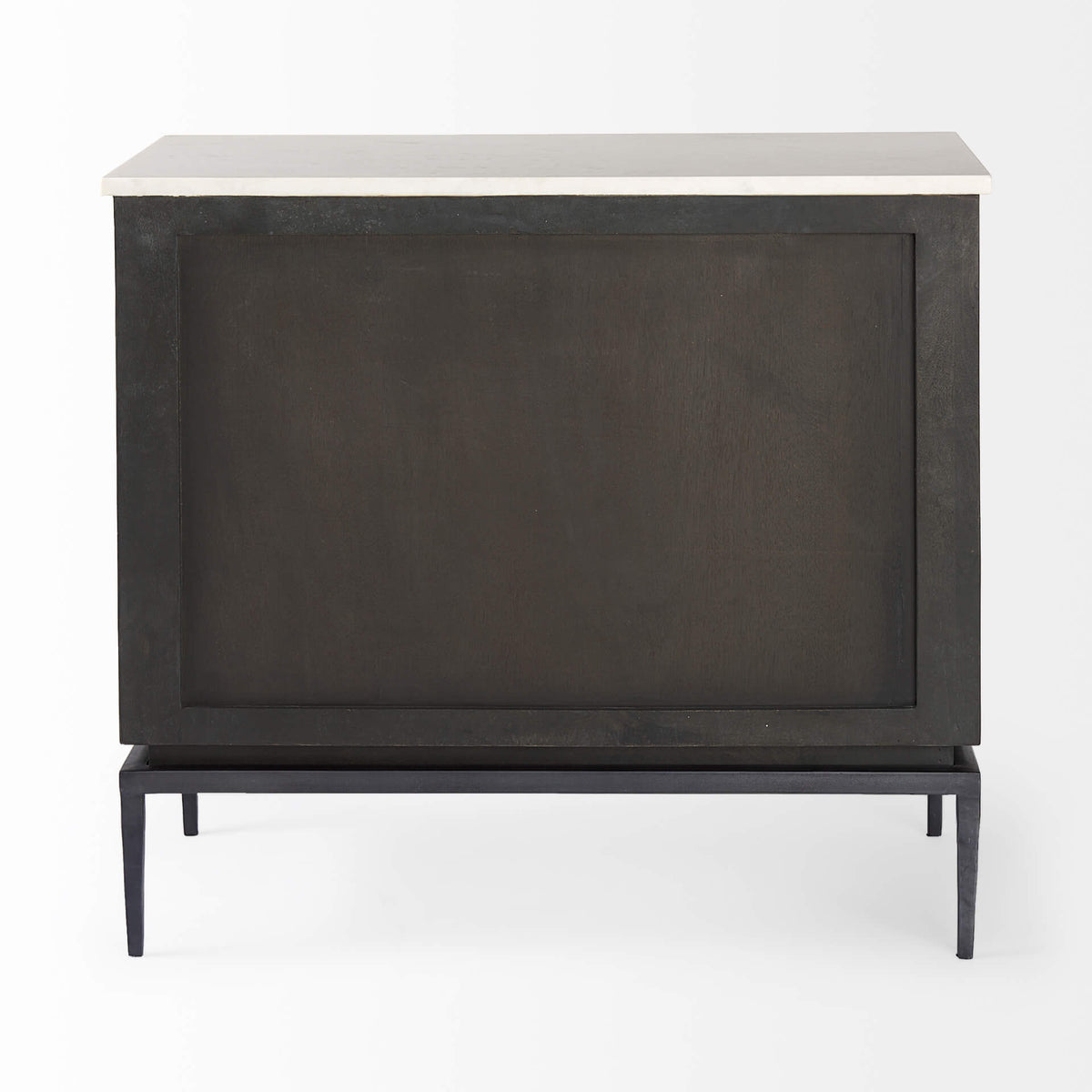 MERCANA DIVINA WHITE MARBLE TOP ACCENT CABINET 69201-AB