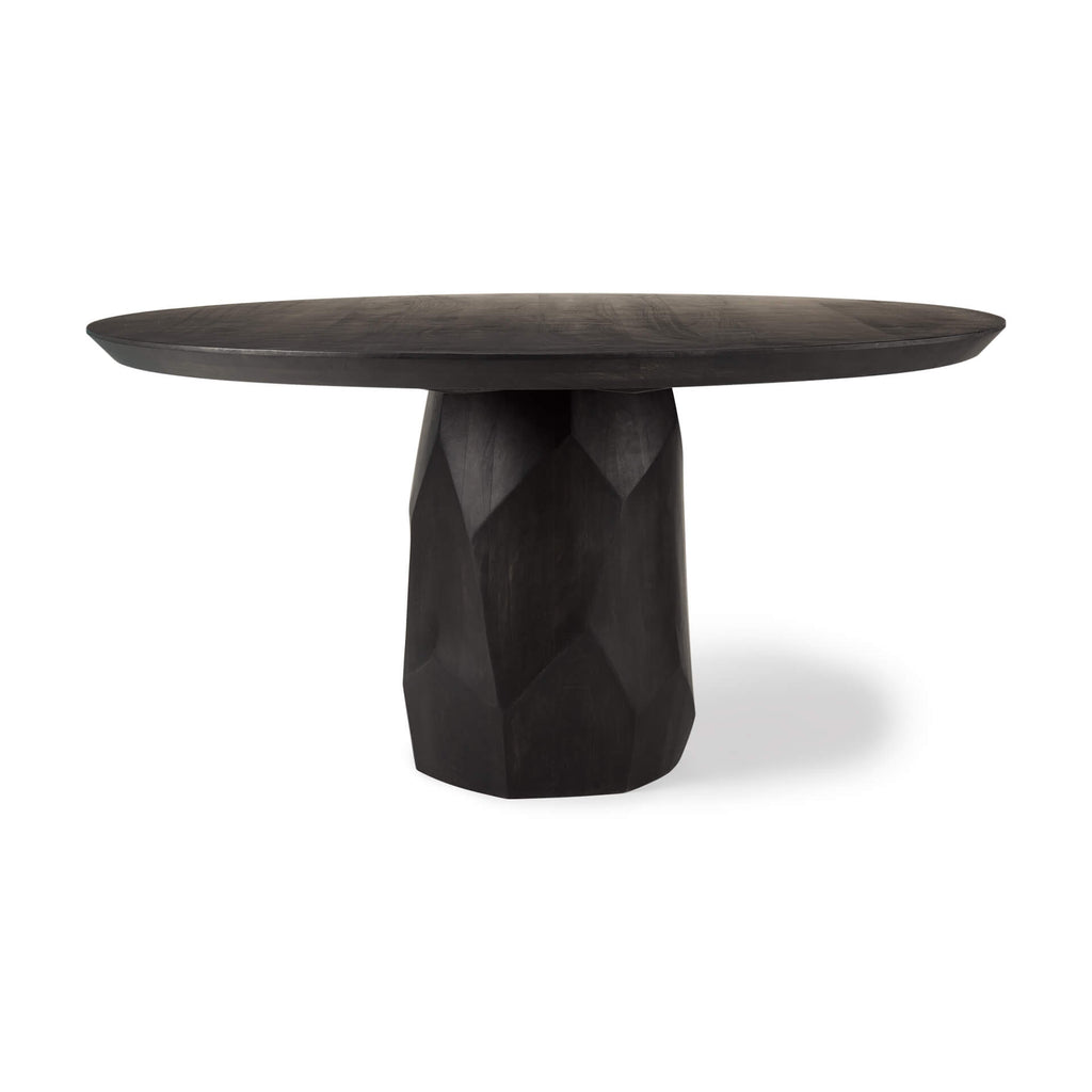 MERCANA FITZGERALD DARK BROWN WOOD DINING TABLE 68565-AB