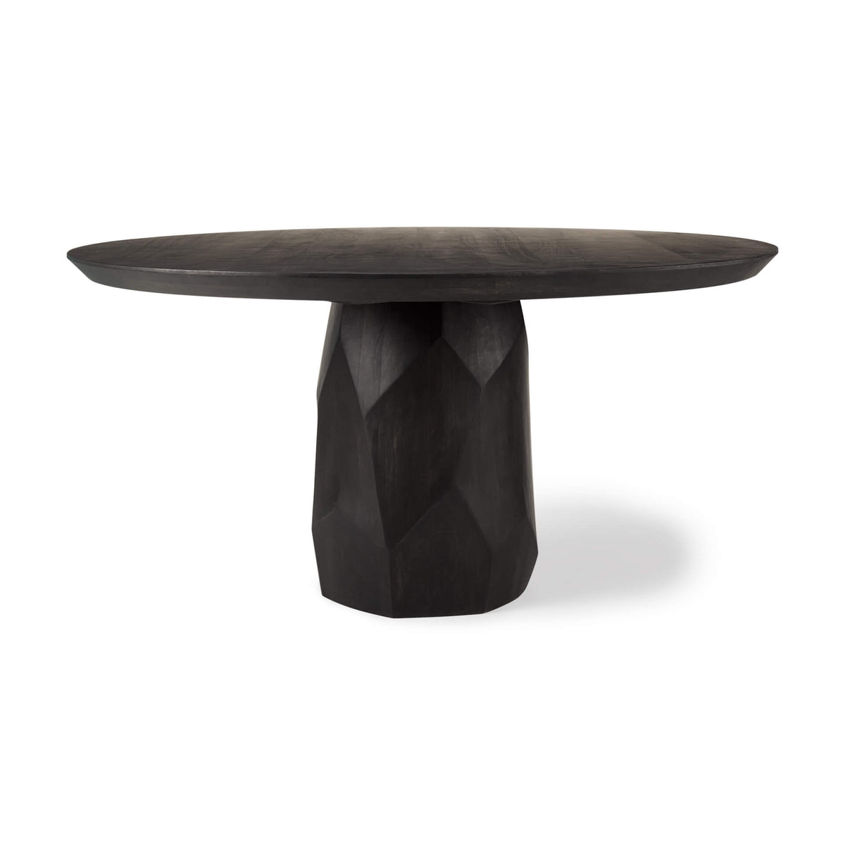 MERCANA FITZGERALD DARK BROWN WOOD DINING TABLE 68565-AB