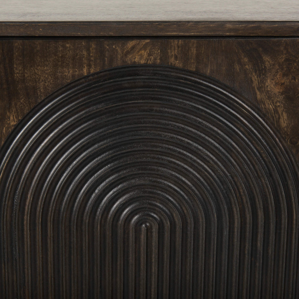 MERCANA TUCKER CARVED ARCH PATTERN SIDEBOARD 69955