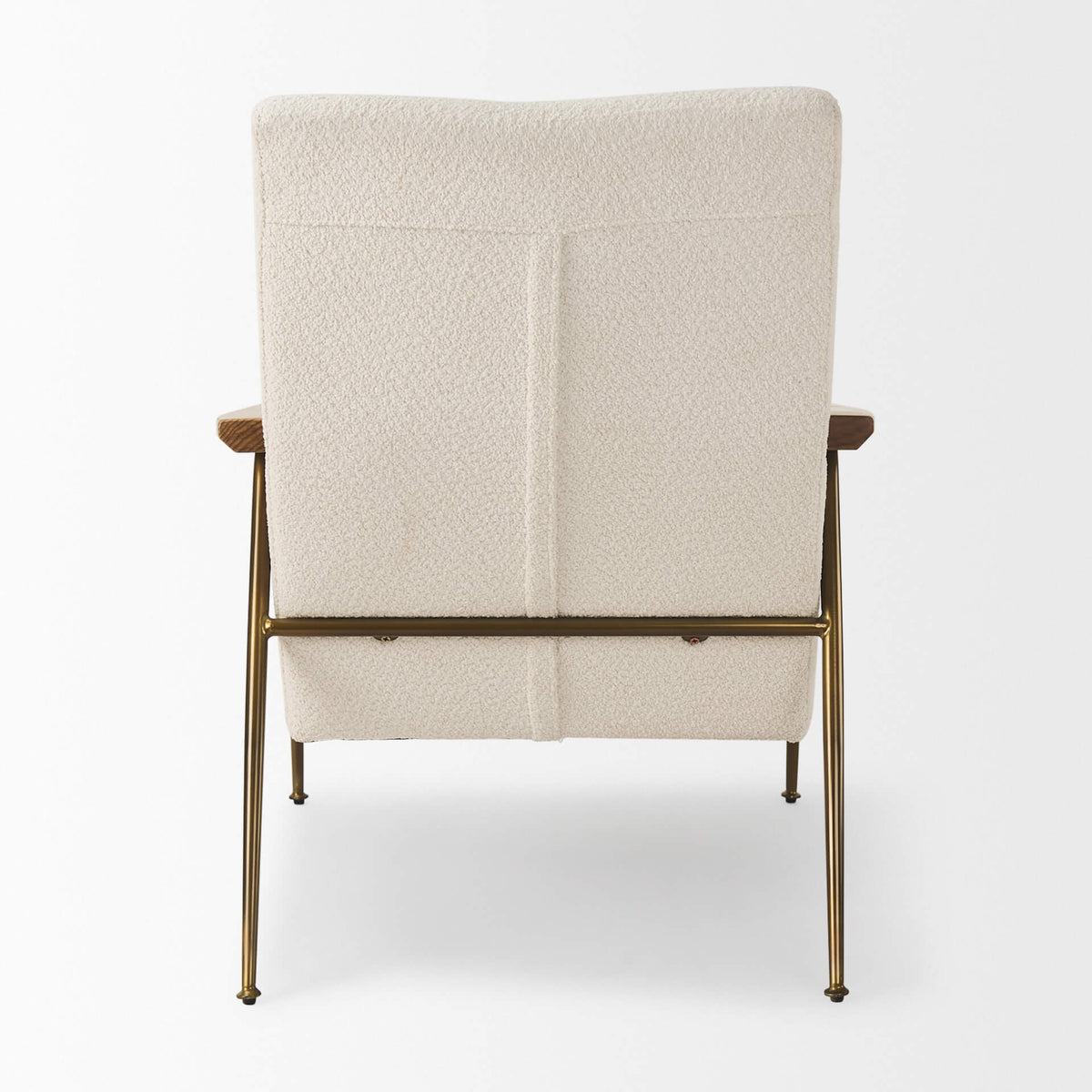 MERCANA GROSJEAN CREAM BOUCLE ACCENT CHAIR 70221
