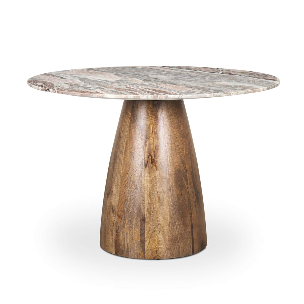 MERCANA ALLYSON 42" MARBLE TOP DINING TABLE 70564-AB