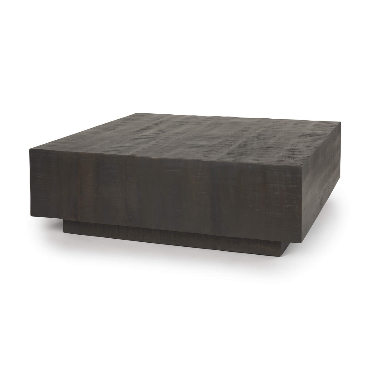 MERCANA  HAYDEN DARK BROWN WOOD SQUARE COFFEE TABLE 70117