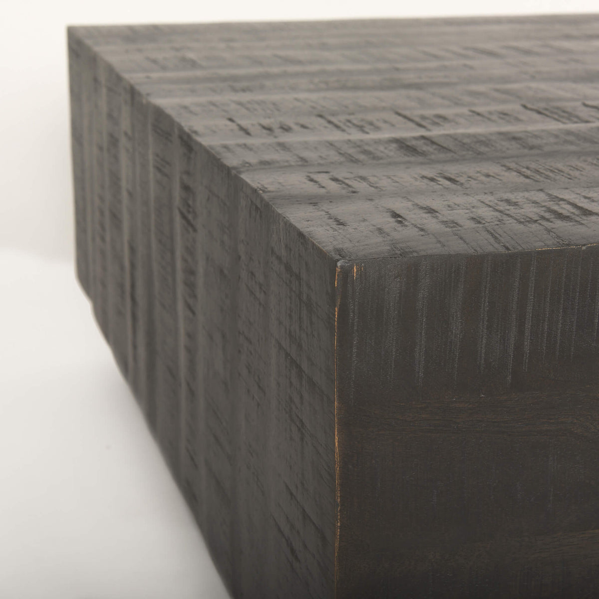 MERCANA  HAYDEN DARK BROWN WOOD SQUARE COFFEE TABLE 70117