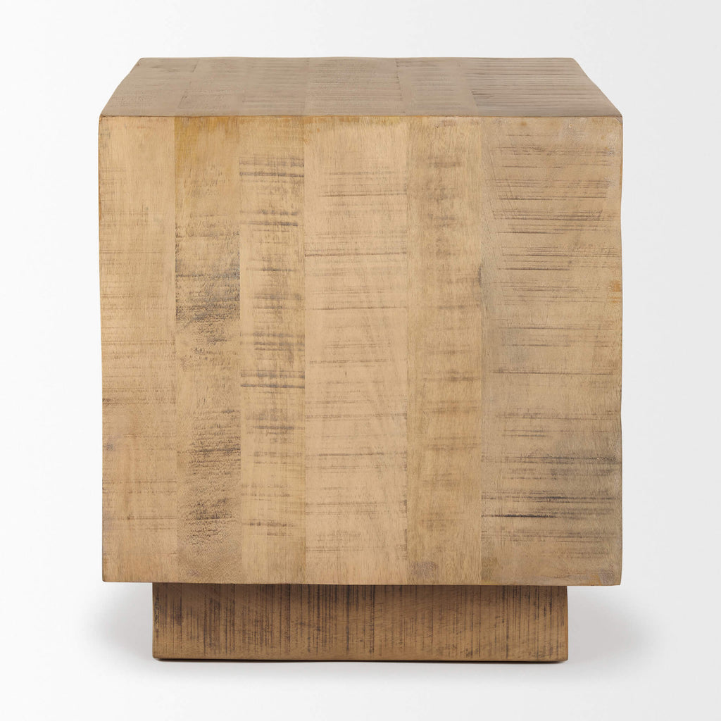 MERCANA HAYDEN LIGHT BROWN END TABLE 70124