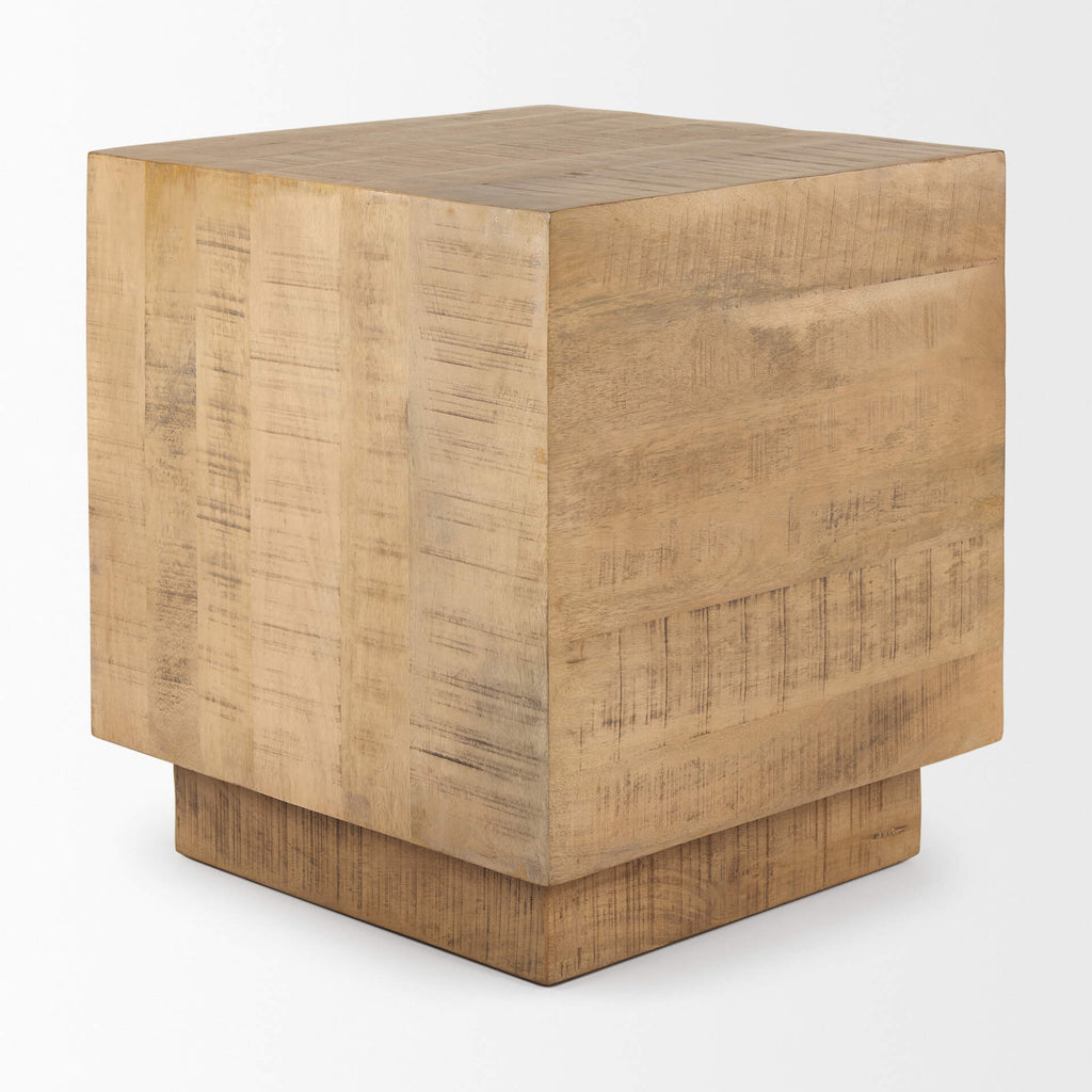 MERCANA HAYDEN LIGHT BROWN END TABLE 70124