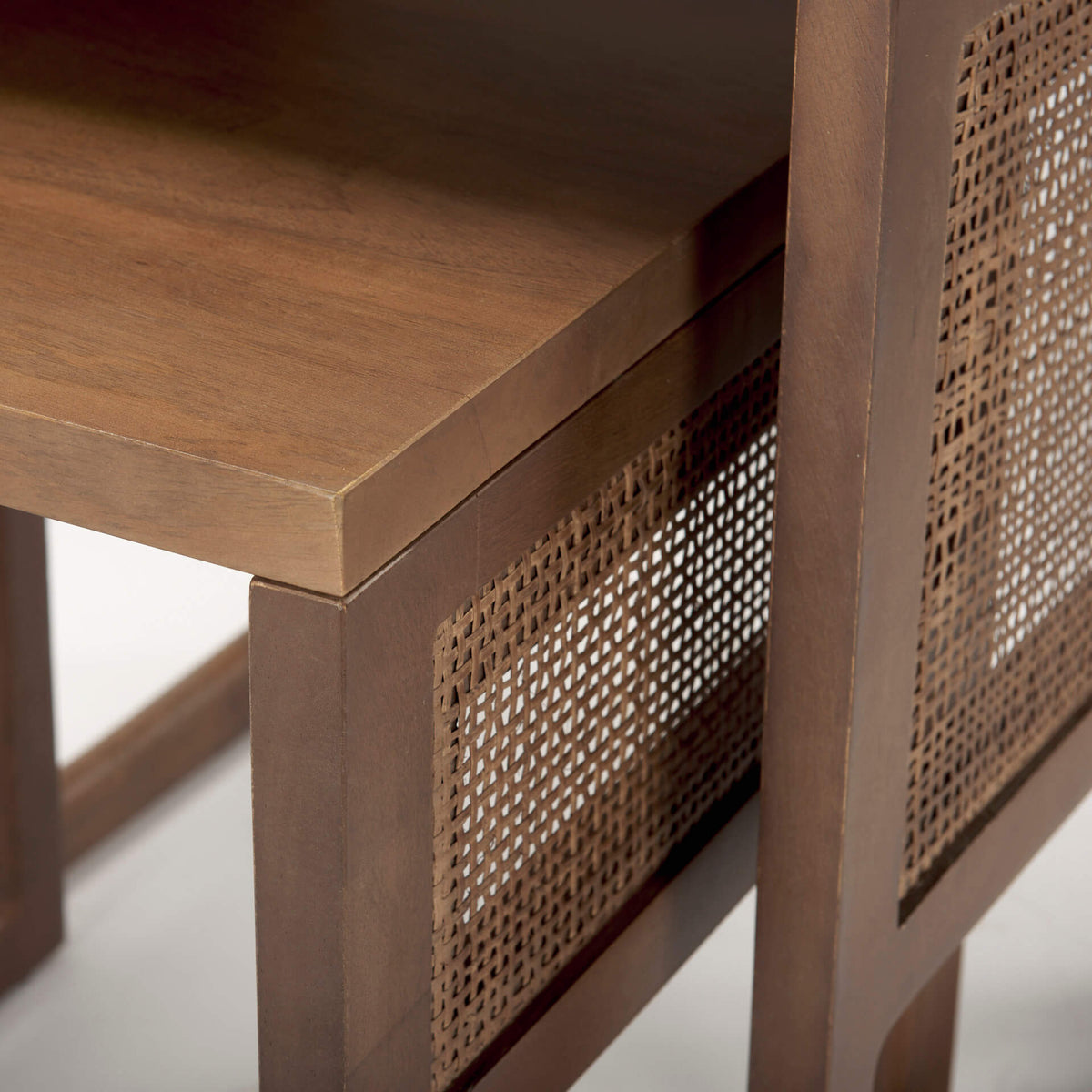 MERCANA GRIER MEDIUM BROWN NESTING TABLES 69901