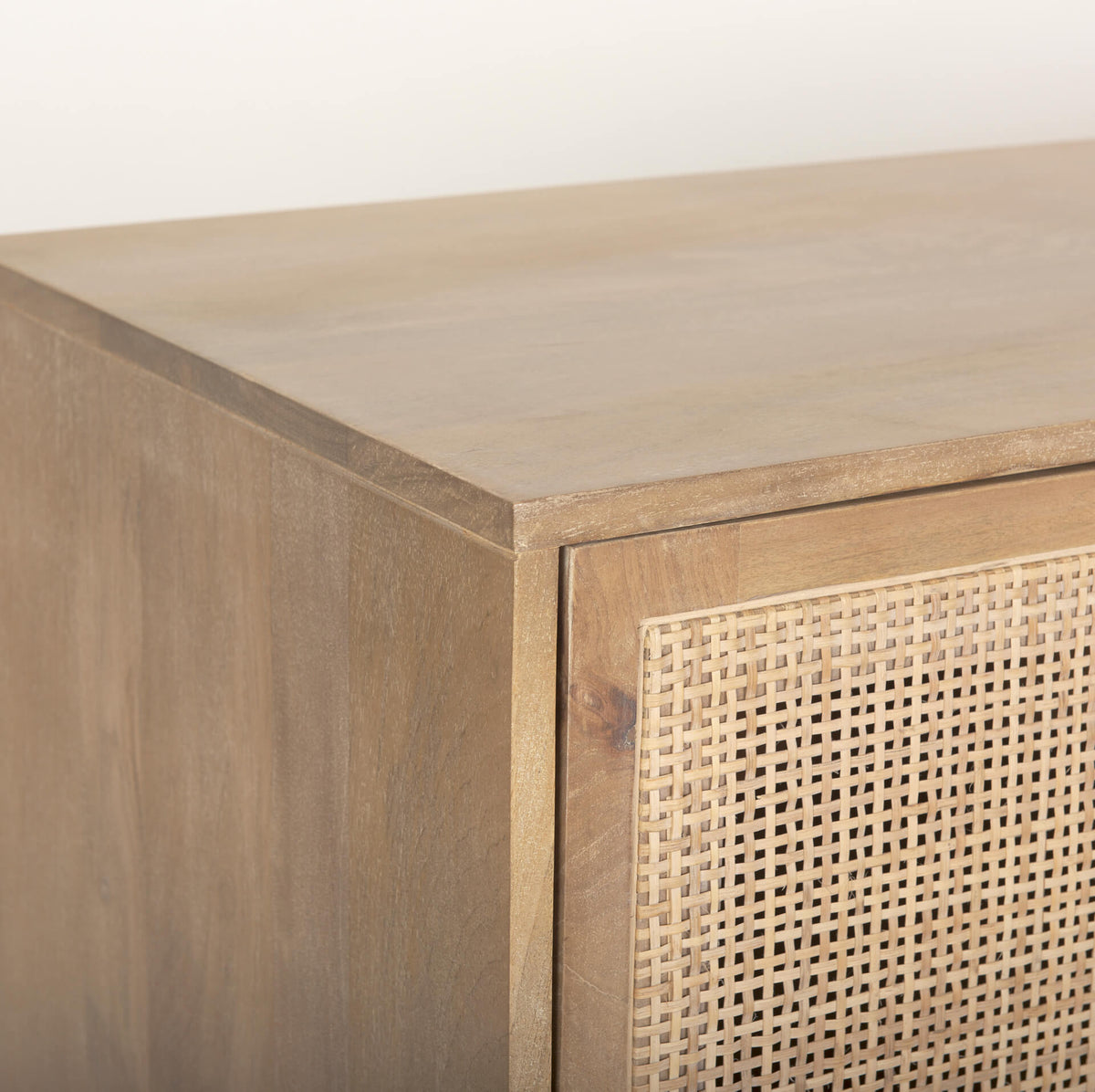 MERCANA GRIER LIGHT BROWN WOOD SIDEBOARD 69895