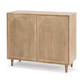 MERCANA TUCKER CARVED ARCH PATTERN ACCENT CABINET 69952