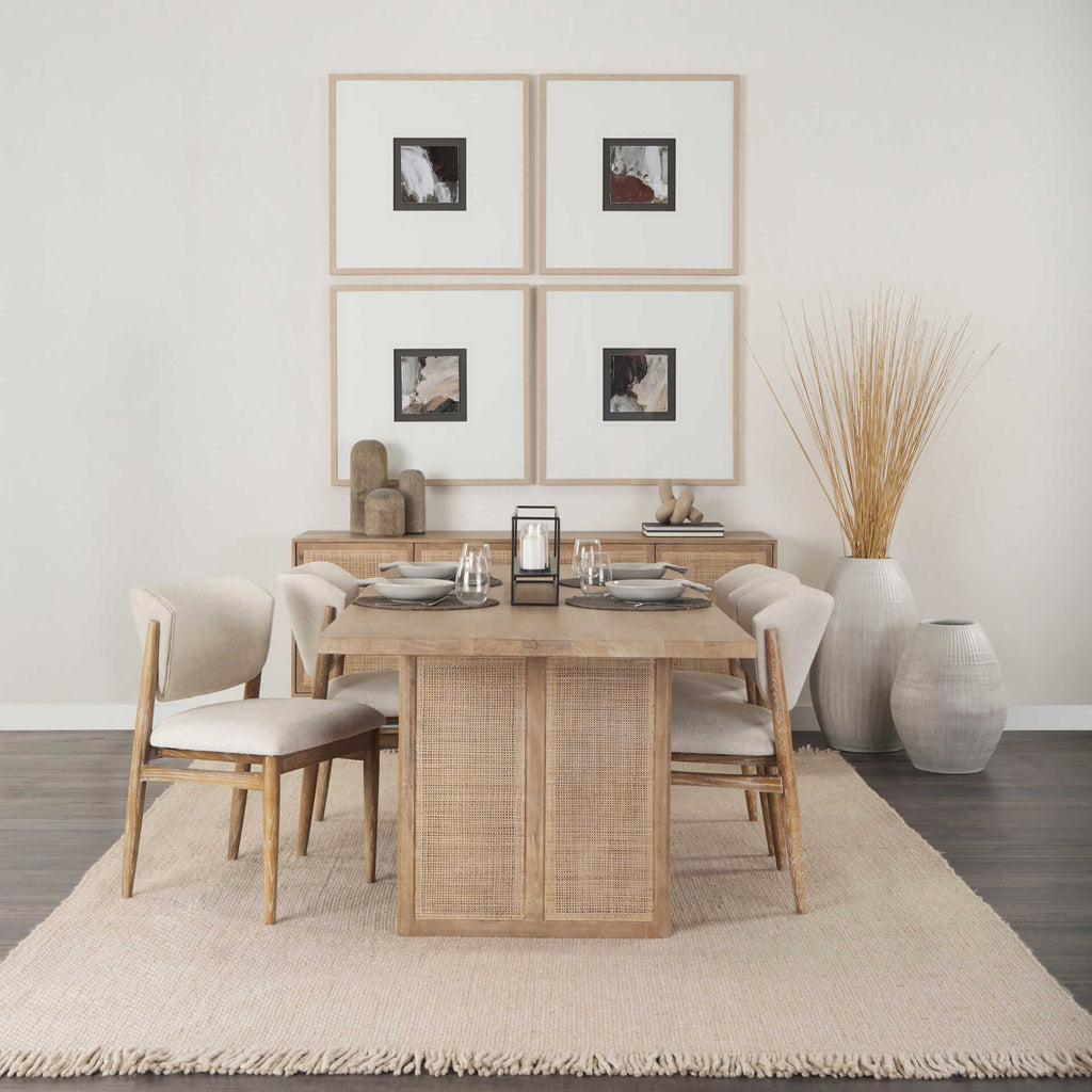 MERCANA GRIER LIGHT BROWN WOOD SIDEBOARD 69895