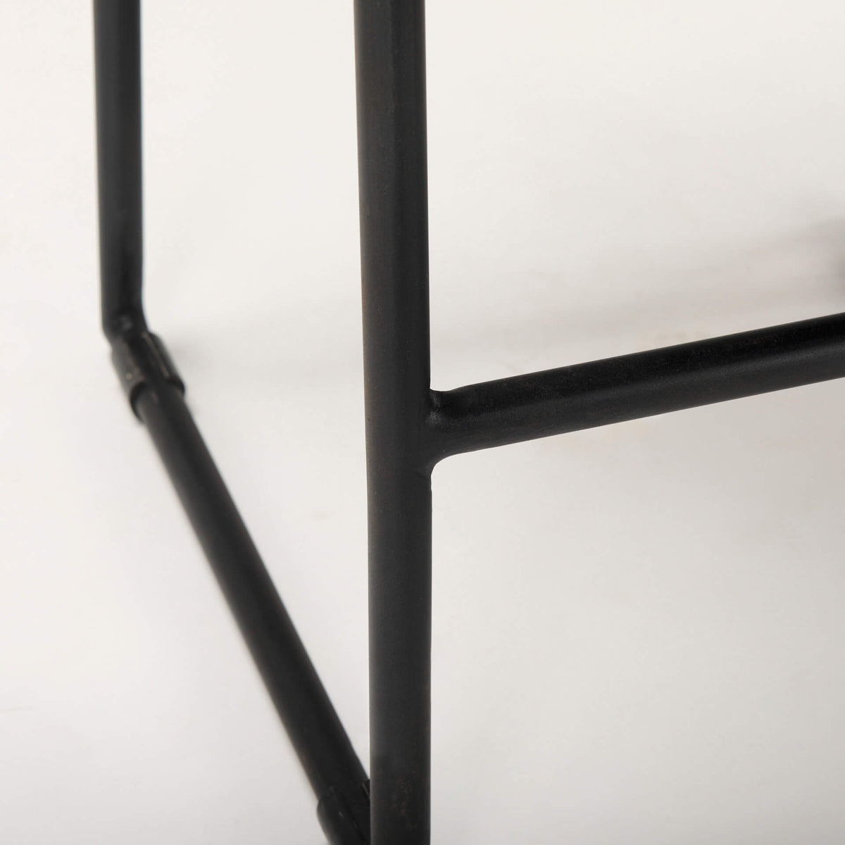 MERCANA GIVENS COUNTER STOOL BLACK WOOD SEAT 67992