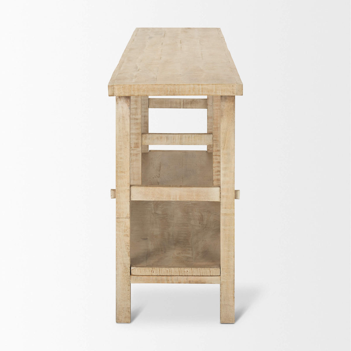MERCANA ROSIE LARGE BLONDE WOOD CONSOLE TABLE  70490
