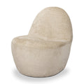 MERCANA BEVERLY BEIGE CHENILLE ACCENT CHAIR 70374