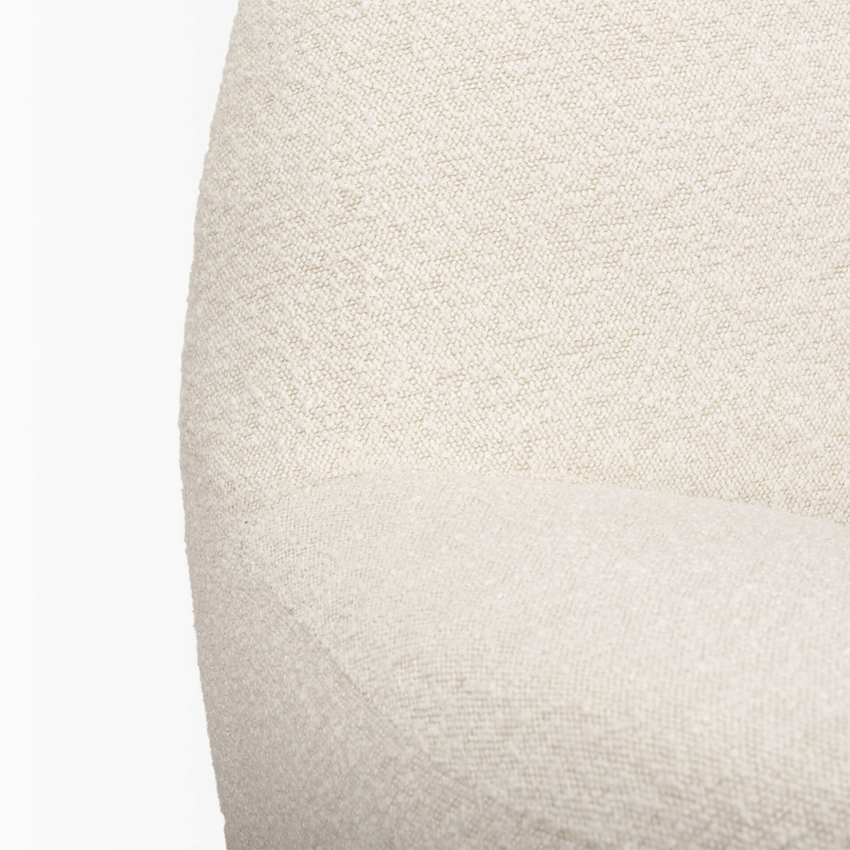 MERCANA BEVERLY CREAM BOUCLE ACCENT CHAIR 70375